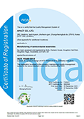 QHSAS 9001 certification of approval(English)