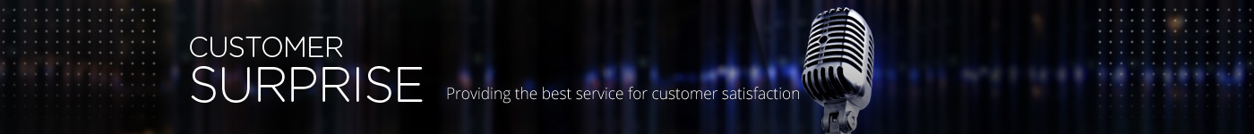 CUSTOMER SURPRISE Providing the best service for customer satisfaction